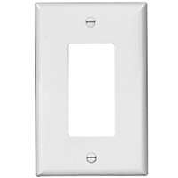 WALL PLATE 1 GANG DECR MID WHT