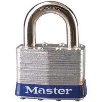 PADLOCK STL 1KEY VRTCLR 1IN