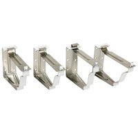 GUTTER BRKT 5IN FASCIA ALU 4PK