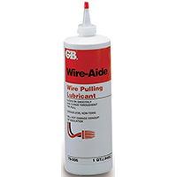 GB Wire Aide 79-006N Wire Pulling Lubricant, Gel, 1 qt Bottle