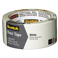 2X20YD WHT DUCT TAPE
