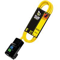 CCI 2879 Extension Cord, 6 ft Cable, 15 A, 125 V, Yellow