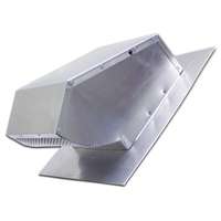 ROOFCAP W/DAMPER ALUMINUM