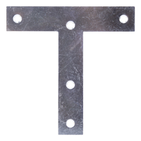 T-PLATE 5X5 ZINC PLATED