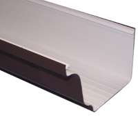 AB100 BROWN K GUTTER 10FT