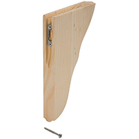 CORBEL KEY HOLE 3X5IN PINE