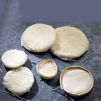 584-42760 LAMBS WOOL BONNET 8"