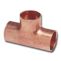 TEE COPPER WROT 1X1X3/4