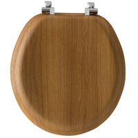 TOILET SEAT RND NAT OAK