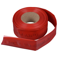 PIPE GUARD TAPE POLY RED 200FT