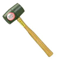 MALLET RUBBER BLK 18OZ