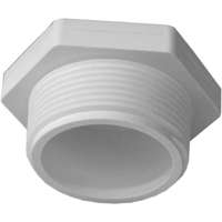 PLUG PVC MIP 1-1/2 IN