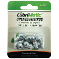 Lubrimatic 11-955 Grease Fitting Assortment, 1/4-28