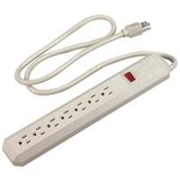 Eaton Wiring Devices 1176V Surge Protection Power Strip, 2 -Pole, 125 V, 15 A, 7 -Outlet, 70 J Energ