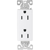 RECEPTACULO DECORA TR 15A WHT