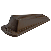 DOORSTOP WEDGE HD RUBBER BROWN