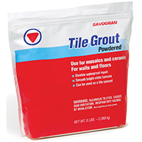 GROUT TILE POWDERED WHITE 5LB