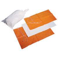 SAND BAG 14X26IN 50LB ORANGE