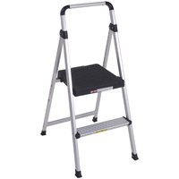 Cosco 11628ABK4 Folding Step Stool, 39.37 in H, 225 lb, Steel