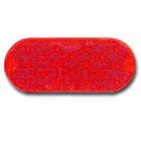 V480R RED OBLONG REFLECTOR