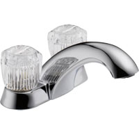 LAV FAUCET 2-HNDL CHROME