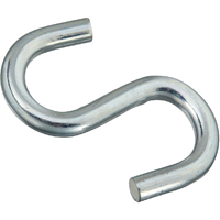 National Hardware 347856 S-Hook, 240 lb Working Load, Steel, Zinc