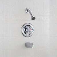 1348 CHRM TUB/SHWR FAUCET 1HDL