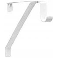 BRACKET SHELF/ROD ADJ WHITE