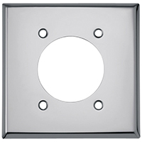 68-BOX SGL RECEPTACLE PLATE 2G