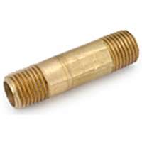 PIPE NIPPLE BRASS 1-1/4X3