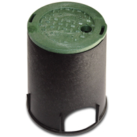 ORG-ROUND VALVE BOX 6" w/ICV COV