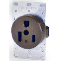 RECEPTACLE SNGL 50A 250V BLK