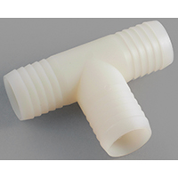 TEE NYLON 1/4BARB X 3/8MPT