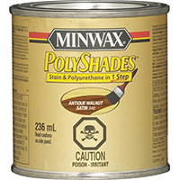 33401 POLYSHADES ANTIQUE WALNT
