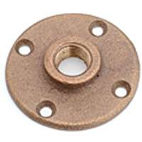 BRASS - 1/2 FLOOR FLANGE