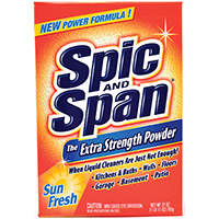 Spic and Span 00190 Floor Cleaner; 27 oz Box; Powder; Pine; Green