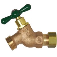 1/2" COMP X 3/4" HOSE BIB ARROWH