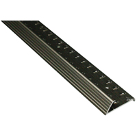 GRIPPER CARPET ALUM PWTR 73IN