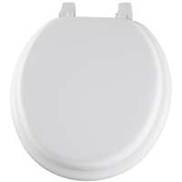 Toilet Seat White Round Soft
