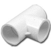 TEE PVC SLIPXSLIP 2-1/2