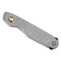 STANLEY 10-049 Pocket Knife, Stainless Steel Blade, 1-Blade, Gray Handle