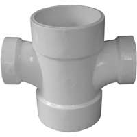 TEE DOUBLE SANITARY 3X3X2X2