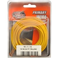 WIRE PRIM YELW 24FT CD 16GA