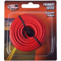 WIRE PRIM RED 24FT CD 16GA