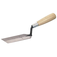 Marshalltown 56 Margin Trowel, 6 in L Blade, 2 in W Blade, HCS Blade, Wood