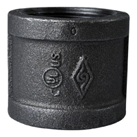 COUPLING BLACK MALLEABLE 1-1/2