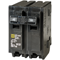 CIRCUIT BREAKER HOM 2P 1IN 60A