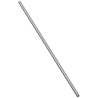 1/4" X 72" THREADED ROD ZINC EA