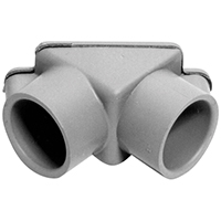 CONDUIT PULL PVC ELBOW 1/2-3/4