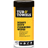 TUB O'TOWELS CLEAN WIPES 40CT